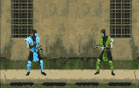 Mortal Kombat II sprites on the Atari Lynx